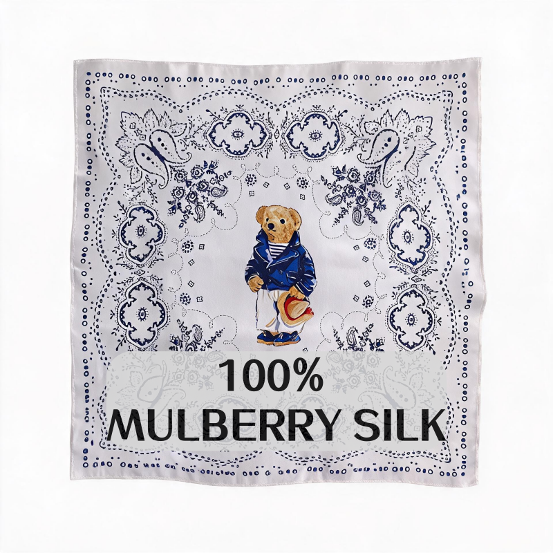 Women Fashion Necktie - 100% Mulberry Silk Scarf for Women