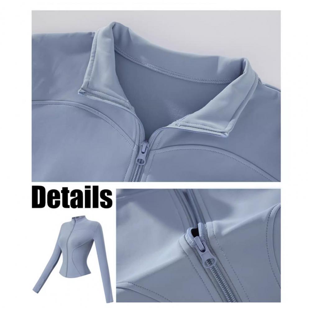 Crop Top Women - Yoga Clothes Thumb Hole Sleeves Yoga