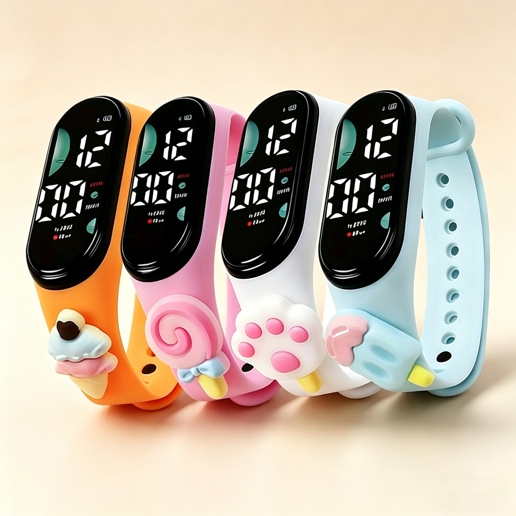 Women'S Fashion Digital Watch - Cute 3D Cartoon Digital Watch -