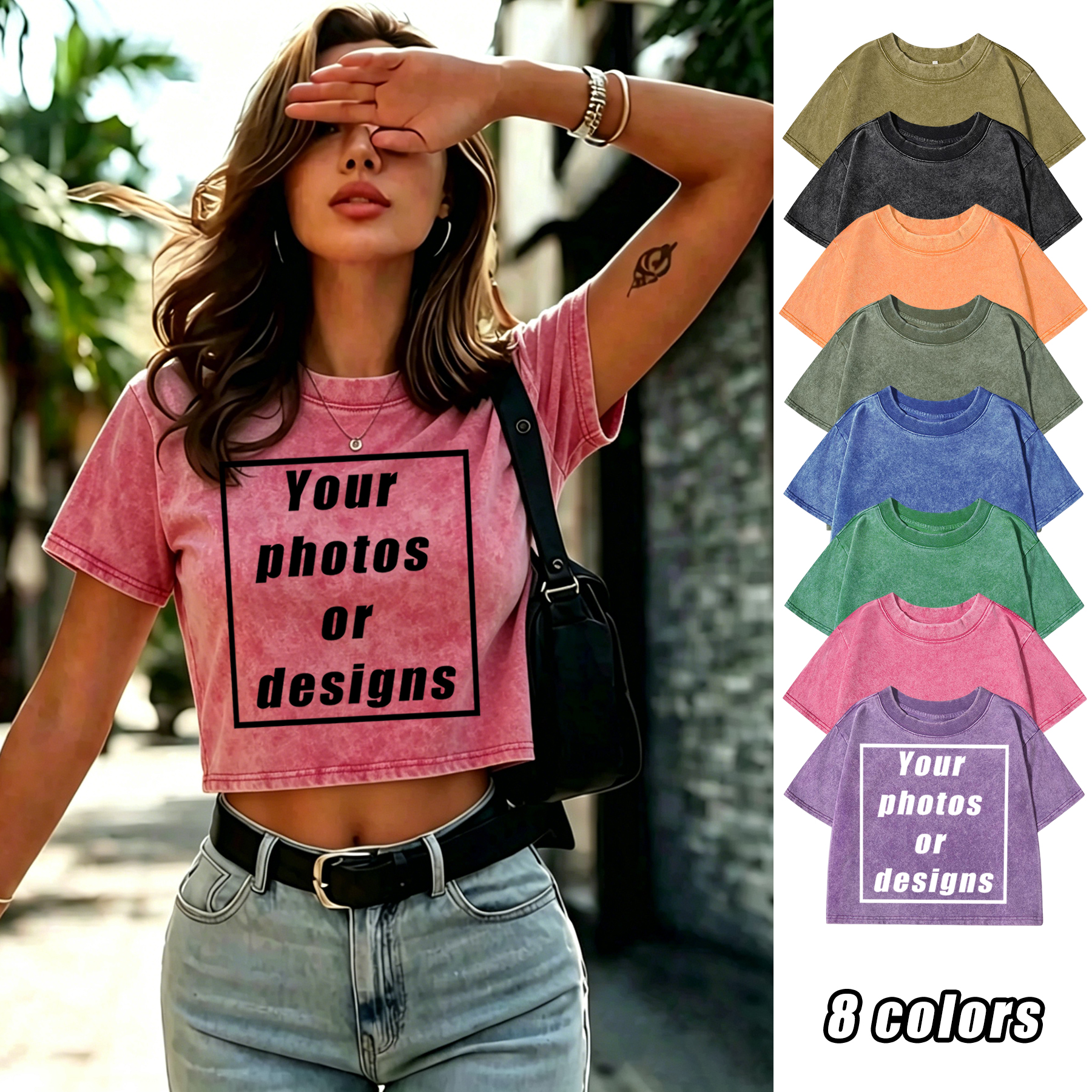 Women Fashion Logo - Custom Graphic Logo Retro T Shirts