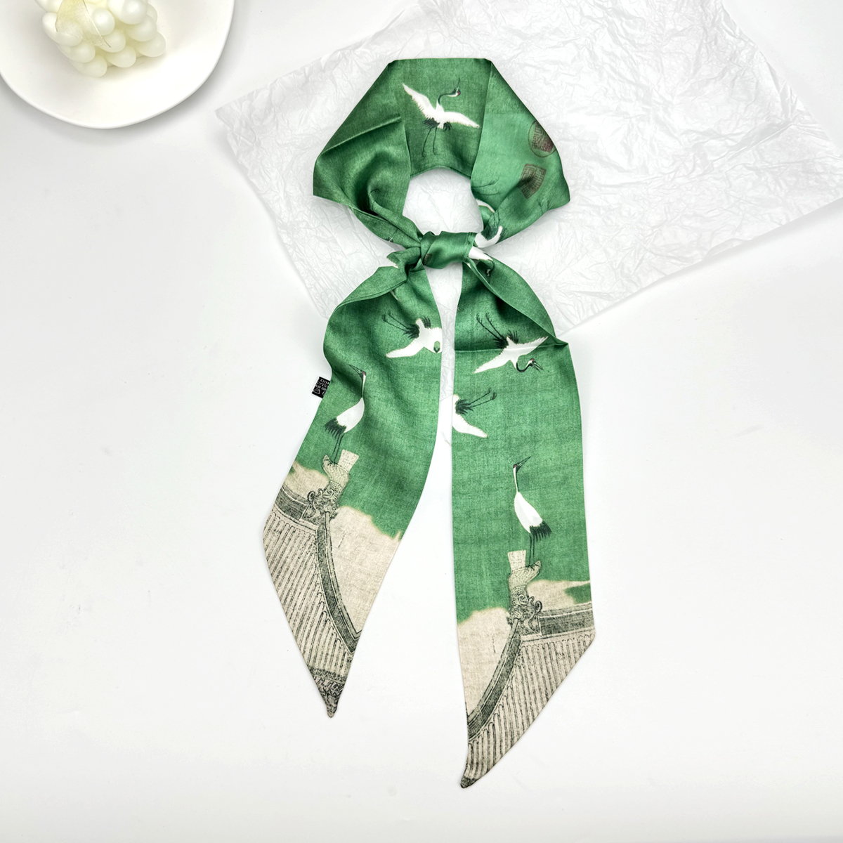 Women Fashion Necktie - New Ribbon Silk Long Scarf Women