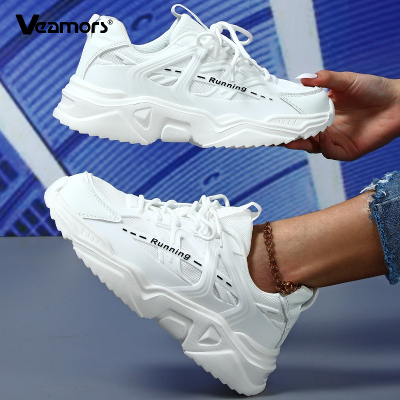 Women Fashion Korean - VEAMORS Fashion Women Platform Shoes Mesh