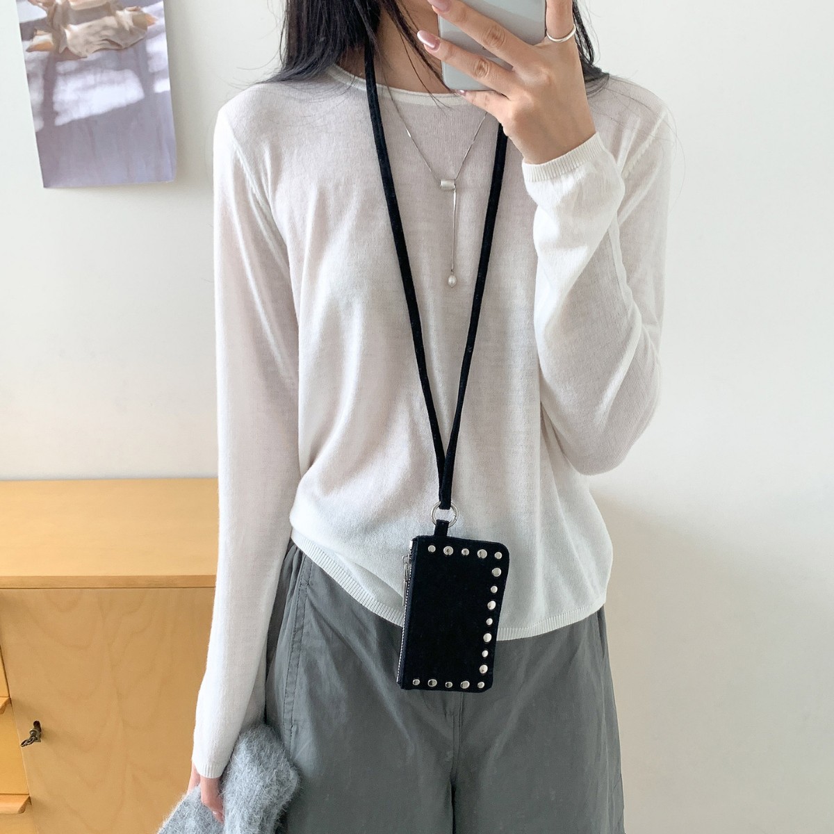 NEW Studded Shoulder Bag Mini  - Coin Purse Women ulasan dan harga