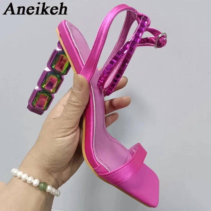 Aneikeh Square Head Crystal Di - Women'S Fashion Summer 2025 ulasan dan harga