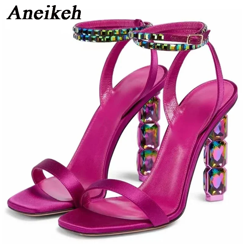 Aneikeh Square Head Crystal Di - Women'S Fashion Summer 2025 ulasan dan harga