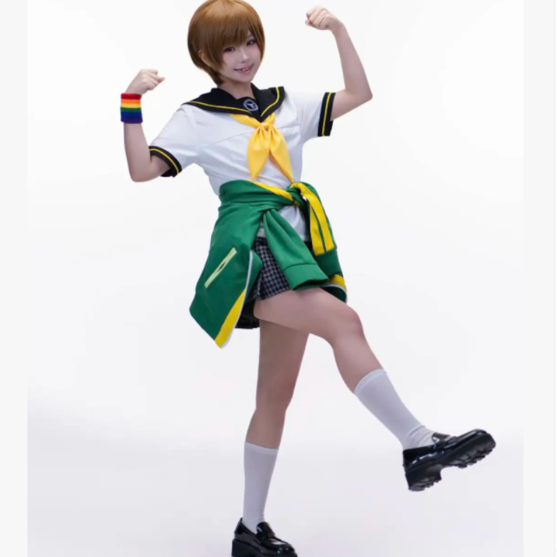 Persona 4 Chie Satonaka Cospla - Pleated Skirt Women ulasan dan harga