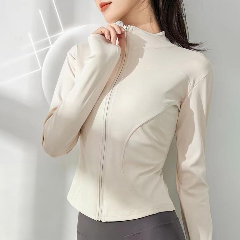 Yoga Clothes Thumb Hole Sleeve - Crop Top Women ulasan dan harga