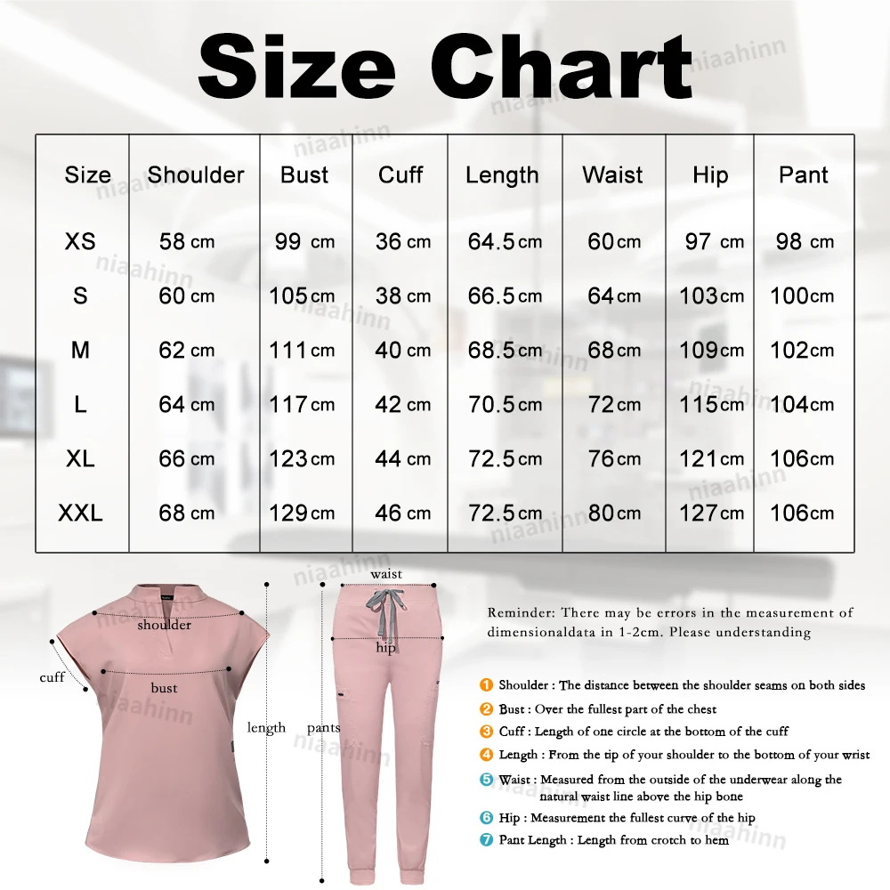 Customized Logo Scrub Uniform  - Women Fashion Logo ulasan dan harga