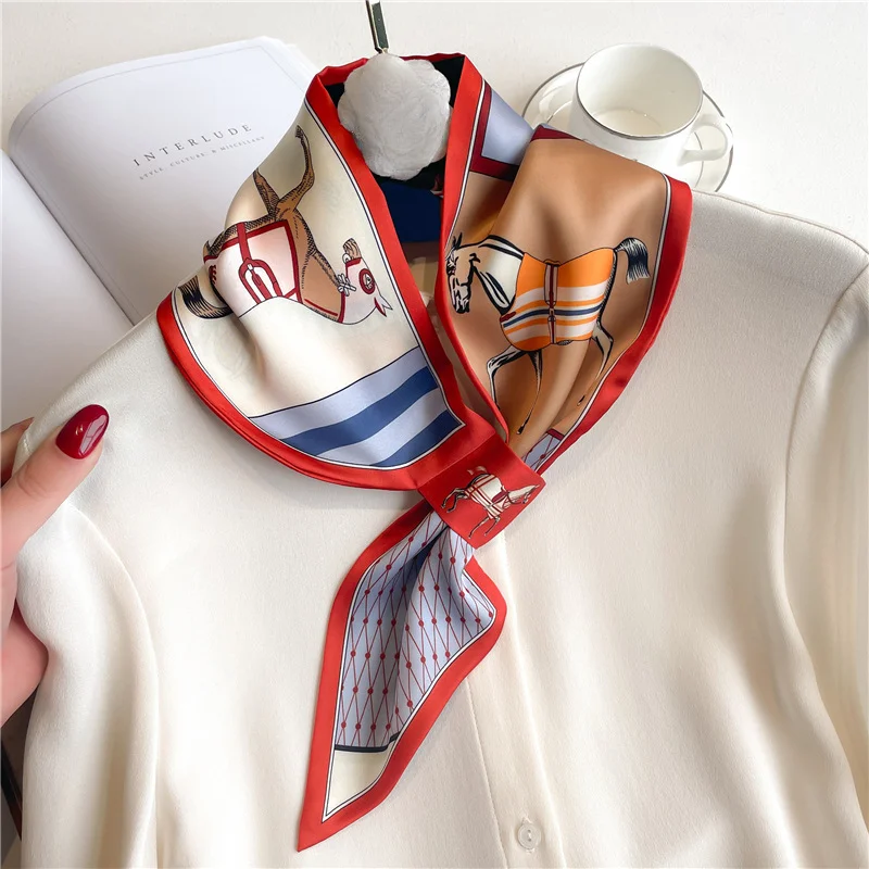 Luxury Brand Skinny Neckerchie - Women Fashion Necktie ulasan dan harga