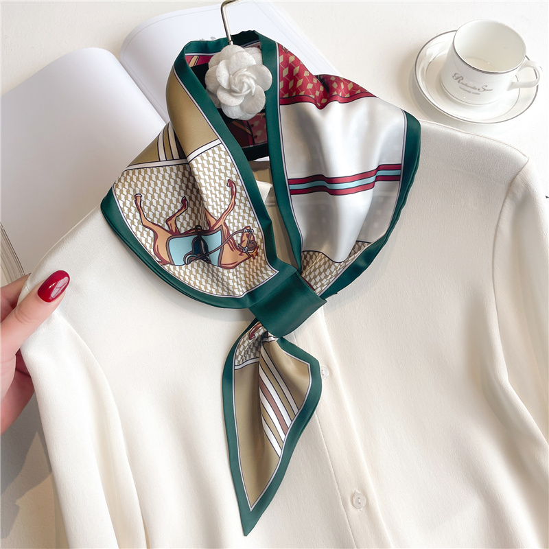 Luxury Spring Summer Ear Silk  - Women Fashion Necktie ulasan dan harga