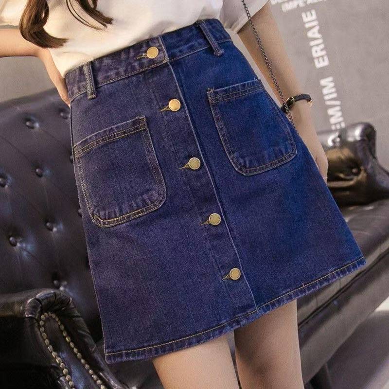 Cowboy midi skirt for women su - A-Line Skirt Midi ulasan dan harga