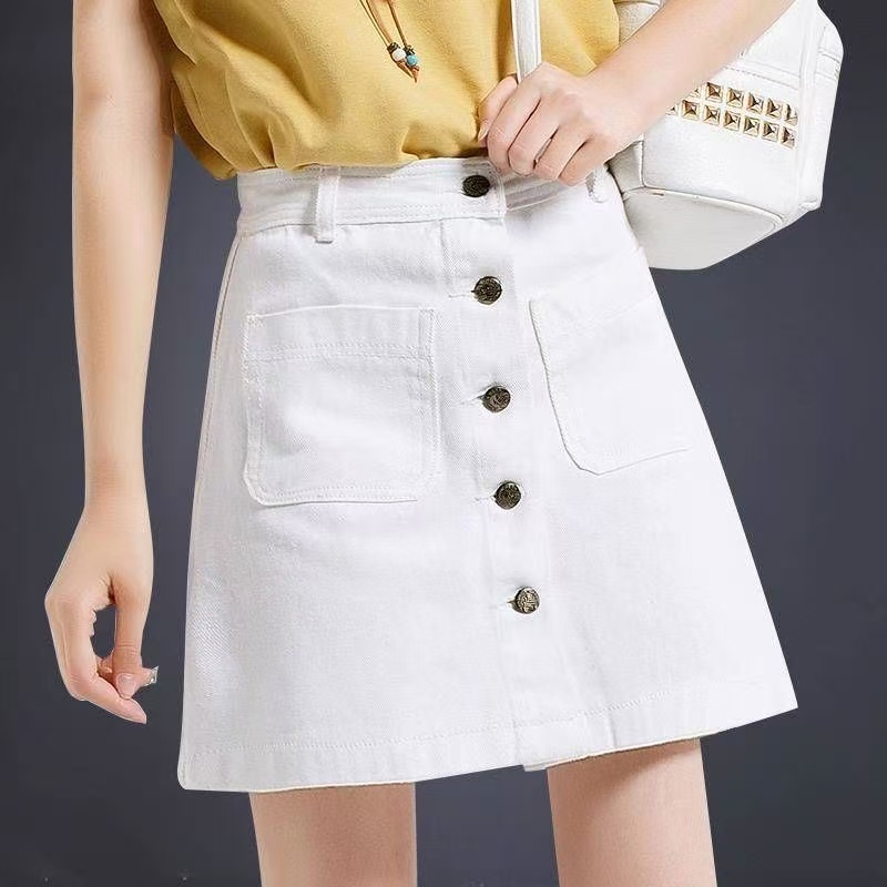 Cowboy midi skirt for women su - A-Line Skirt Midi ulasan dan harga