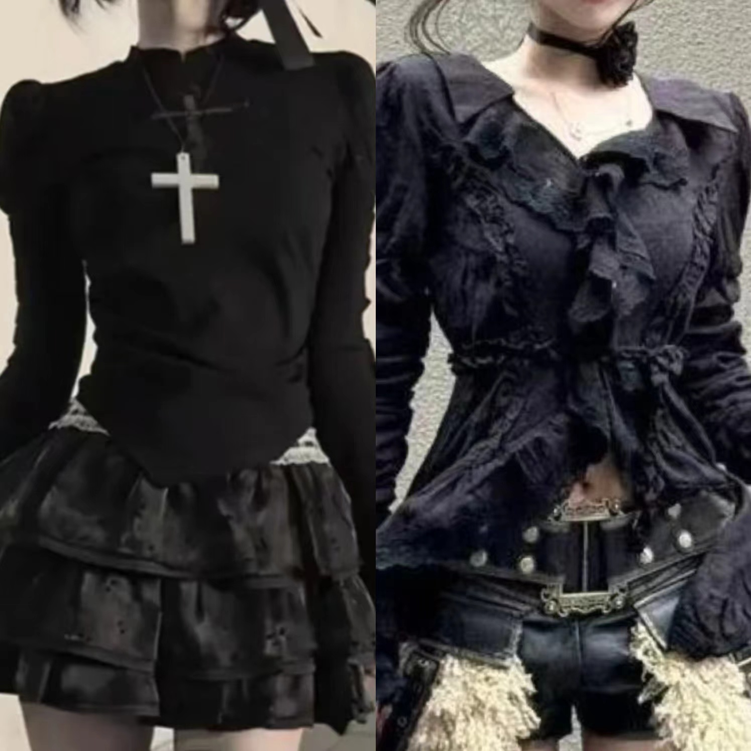 Japanese Vintage Y2k Lolita Sl - Women'S Y2K Fashion Aesthetic ulasan dan harga