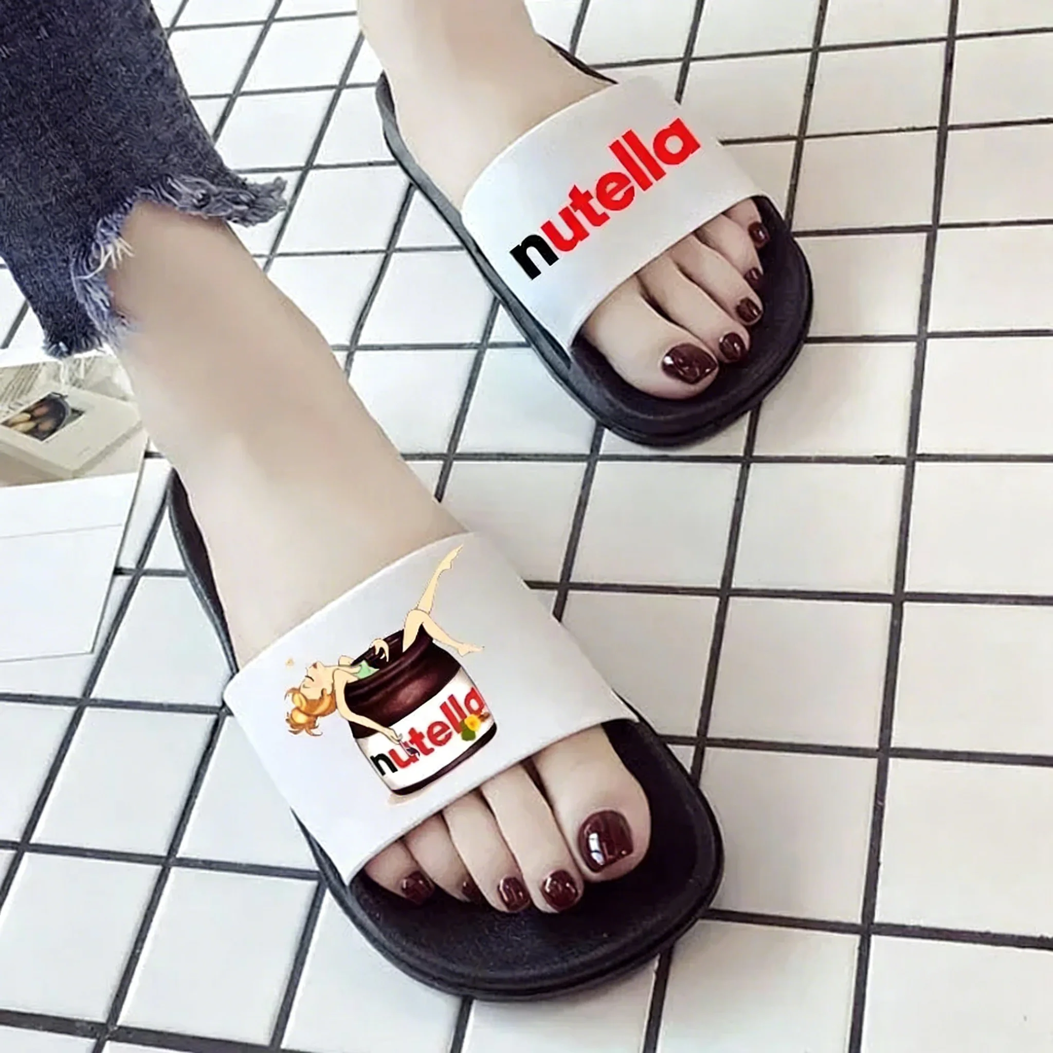 Nutella Aesthetic Women's Beac - Women Fashion Korean ulasan dan harga