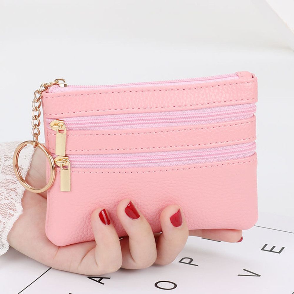 Soft Mini Card Holder Wallet M - Coin Purse Women ulasan dan harga