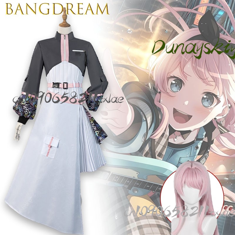 Cosplay Costume BanG Dream MyG - Pleated Skirt Women ulasan dan harga
