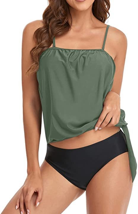 Women's High Waist Bikini Crop - Crop Top Women ulasan dan harga
