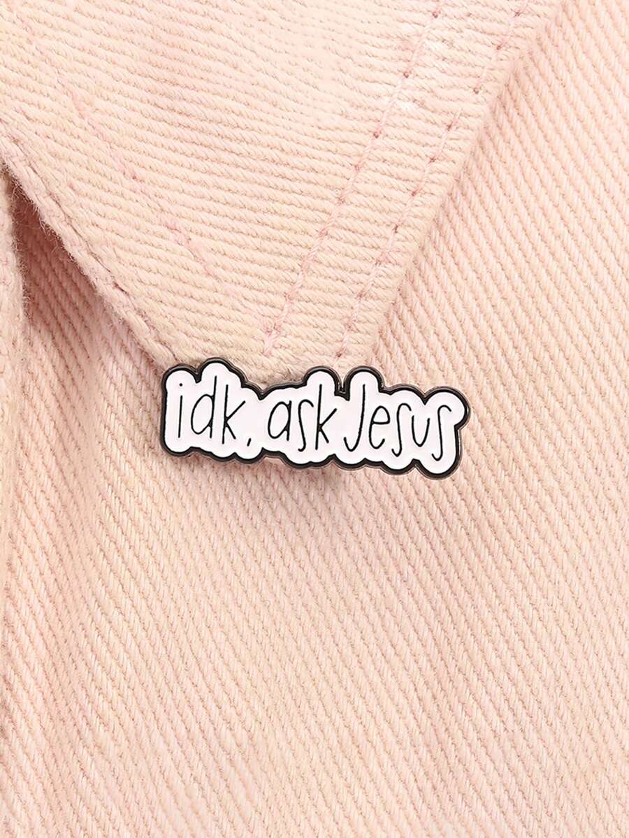 1pc 'Idk, Ask Jesus' Enamel Pi - Women'S Fashion Backpack ulasan dan harga