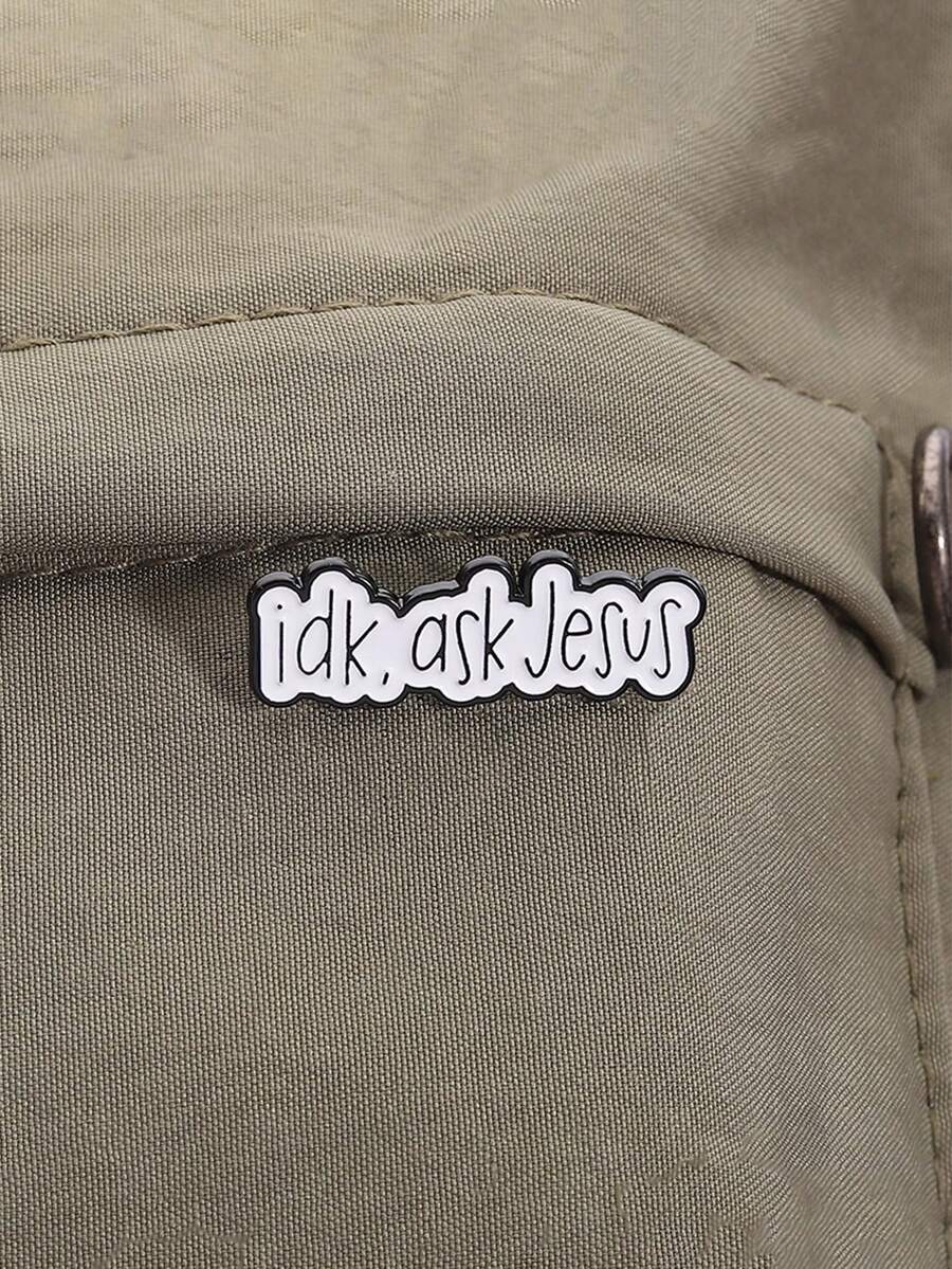 1pc 'Idk, Ask Jesus' Enamel Pi - Women'S Fashion Backpack ulasan dan harga