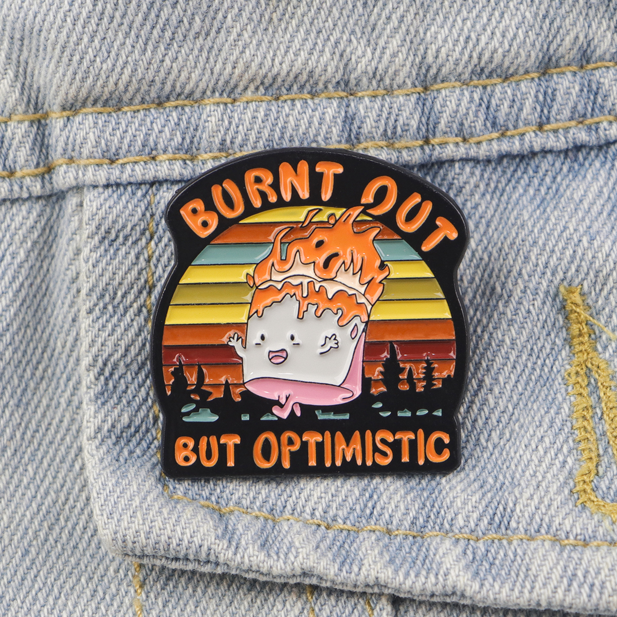 Fire Badges Enamel Pin Brooche - Women'S Fashion Backpack ulasan dan harga