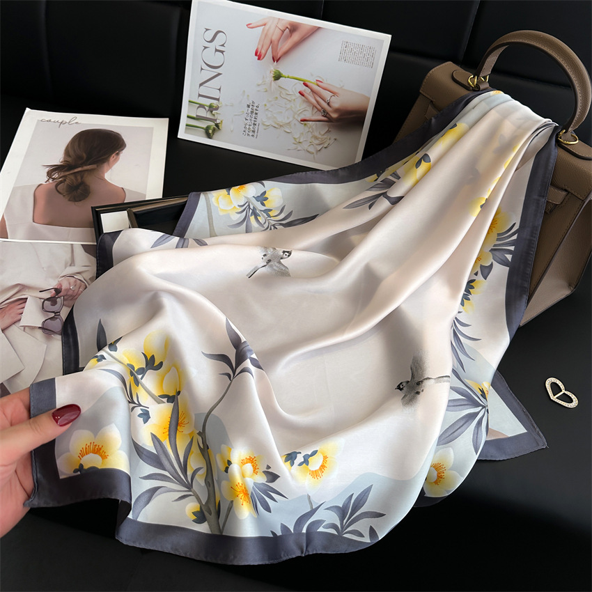 Luxury Print Spring Neck Tie S - Women Fashion Necktie ulasan dan harga