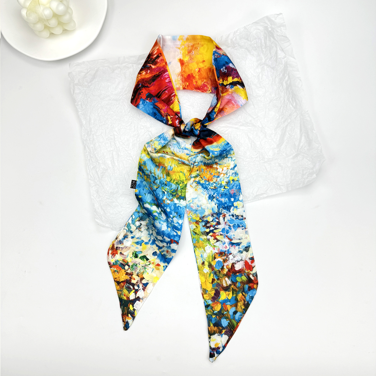 New Ribbon Silk Long Scarf Wom - Women Fashion Necktie ulasan dan harga
