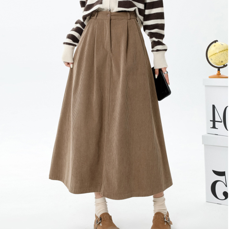 plus Size 300 Pou Korean Sle C - A-Line Skirt Midi ulasan dan harga