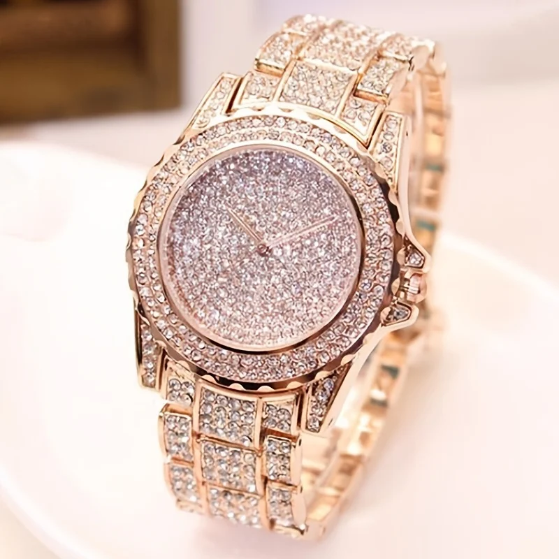 Fashion Crystal Full Steel Wom - Women'S Fashion Digital Watch ulasan dan harga