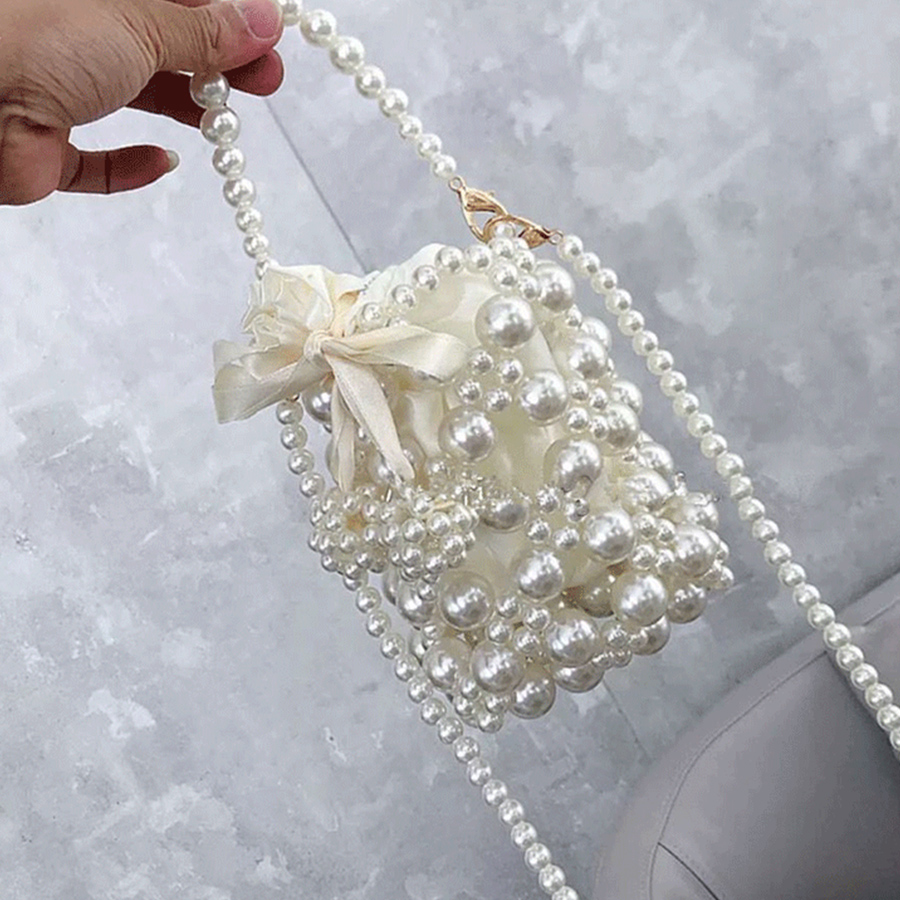 Purses and Handbags Cute Pearl - Coin Purse Women ulasan dan harga