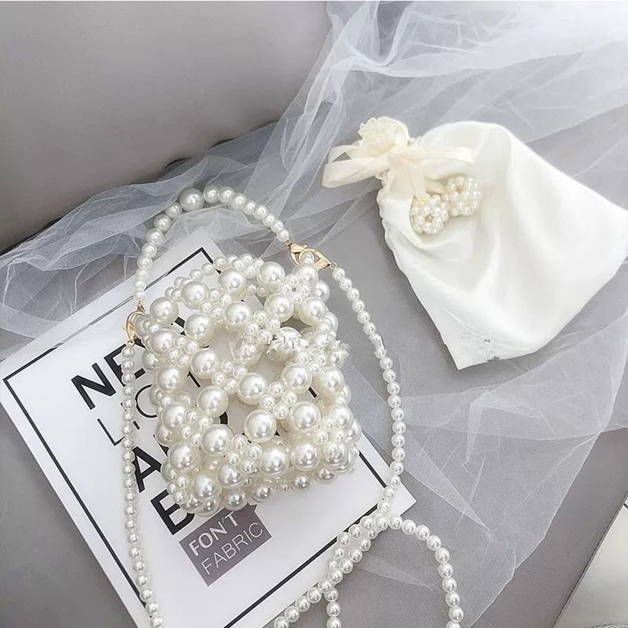 Purses and Handbags Cute Pearl - Coin Purse Women ulasan dan harga