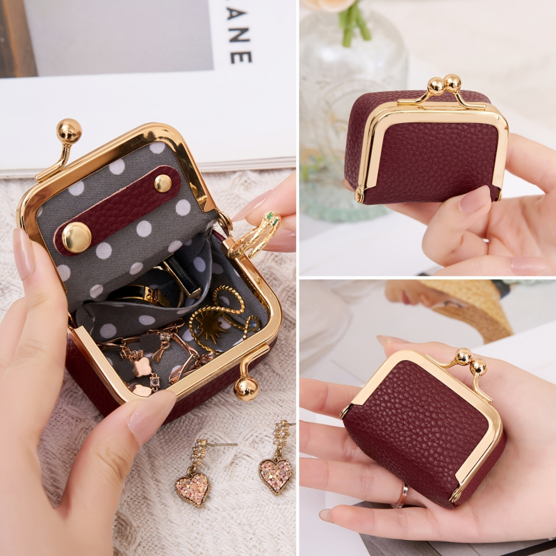 Mini Leather Coin Purse – with - Coin Purse Women ulasan dan harga