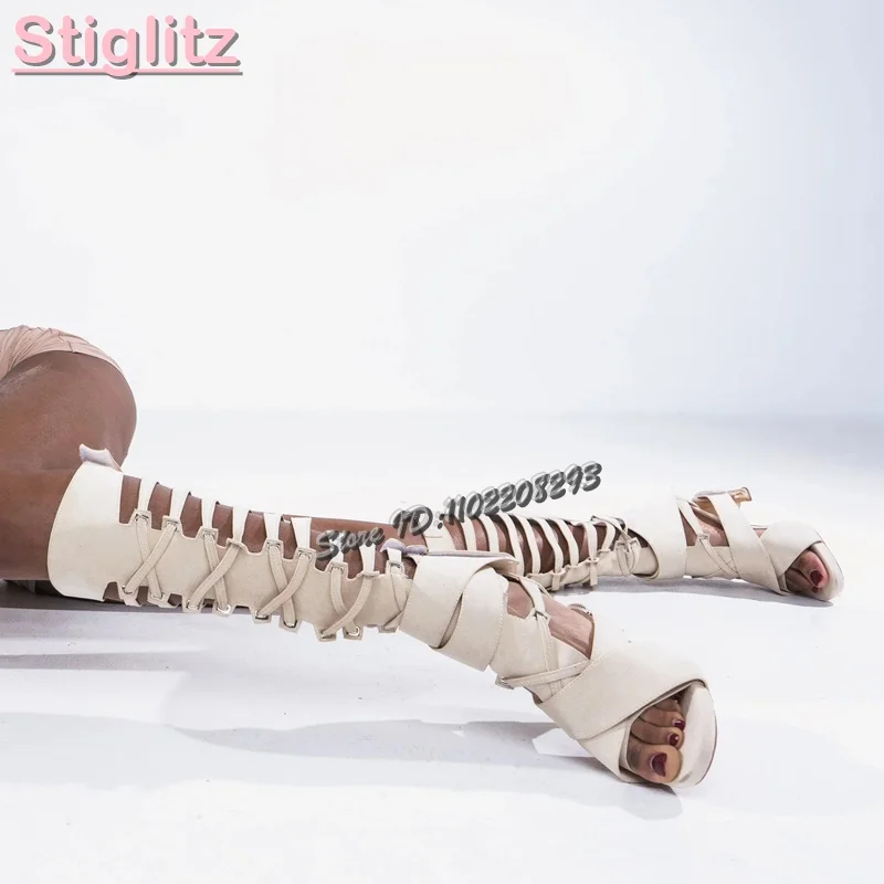 Retro Cross-tied Roman Sandals - Women'S Fashion Summer 2025 ulasan dan harga