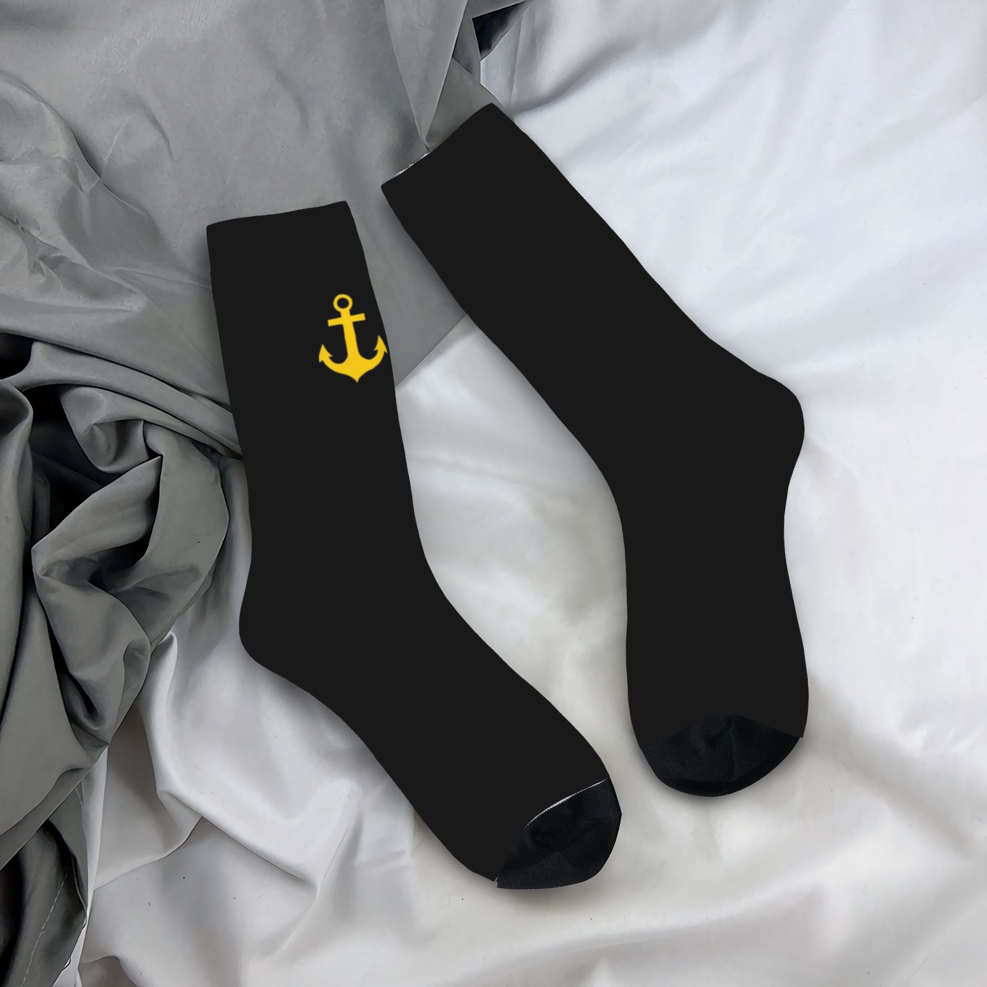 Custom Gold Anchor Logo Men Wo - Women Fashion Logo ulasan dan harga
