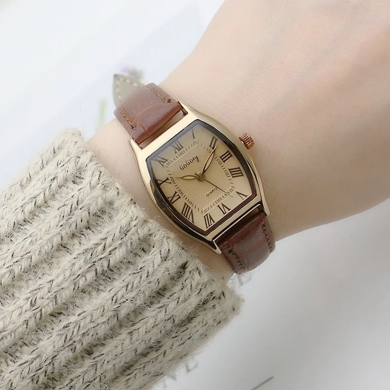 Retro Brown Women Watches Qual - Women'S Fashion Digital Watch ulasan dan harga