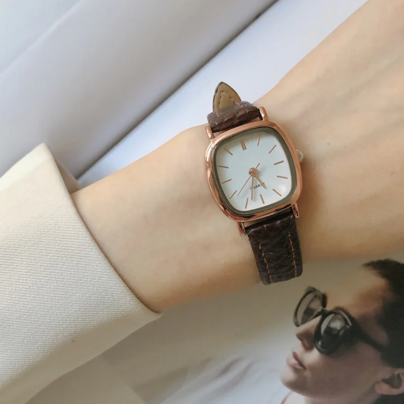 Retro Brown Women Watches Qual - Women'S Fashion Digital Watch ulasan dan harga