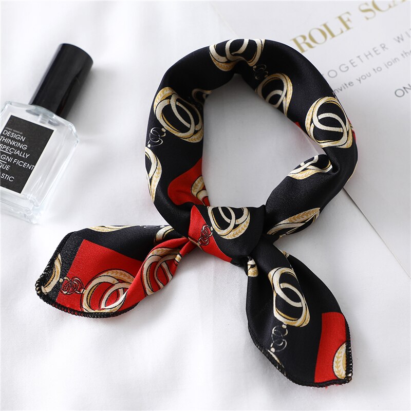 Women Small Satin Silk Scarf S - Women Fashion Necktie ulasan dan harga