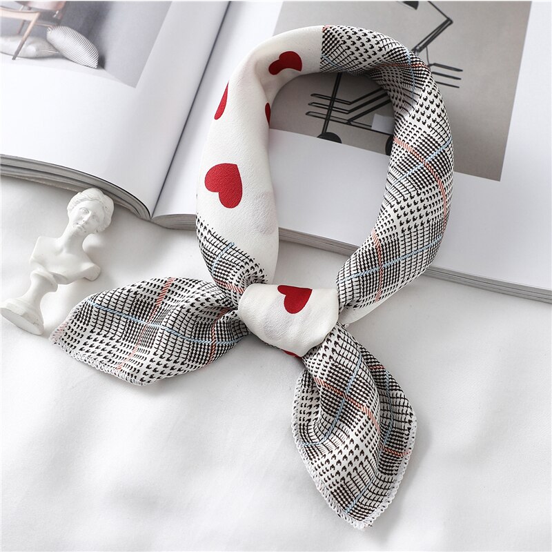 Women Small Satin Silk Scarf S - Women Fashion Necktie ulasan dan harga