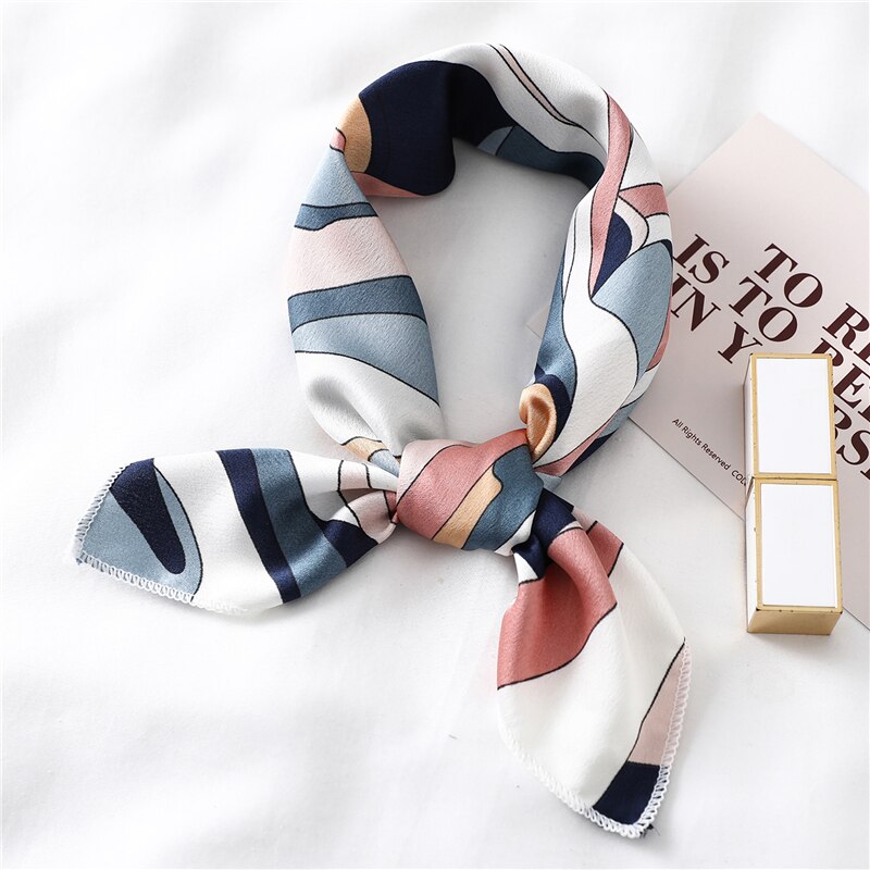 Women Small Satin Silk Scarf S - Women Fashion Necktie ulasan dan harga