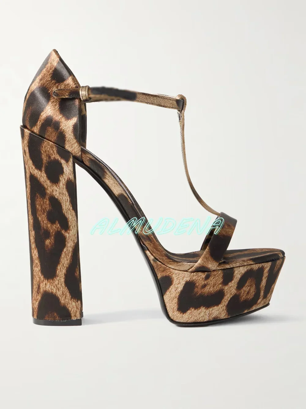 Glossy Leopard-print Satin San - Women'S Fashion Summer 2025 ulasan dan harga