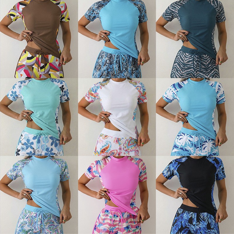 Woman Tankini With Shorts Crop - Crop Top Women ulasan dan harga