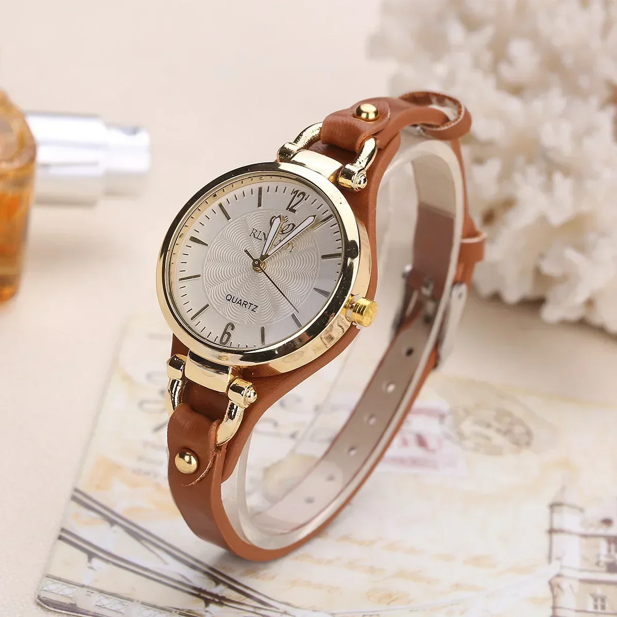 Fashion Quartz Watch Women PU  - Women'S Fashion Digital Watch ulasan dan harga