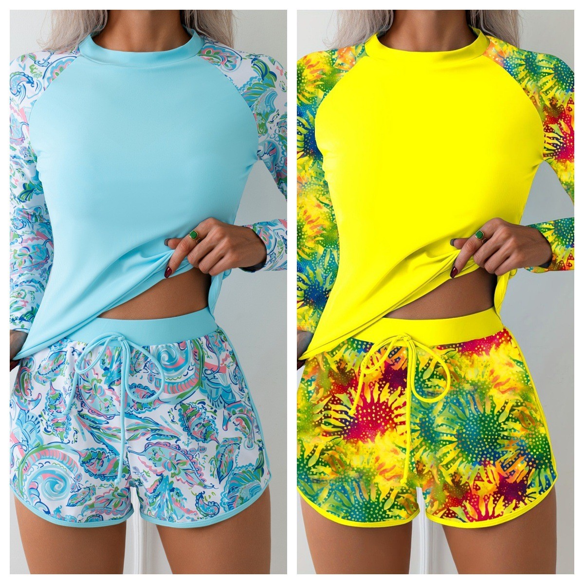 Women's Swimwear Tankini Long  - Crop Top Women ulasan dan harga