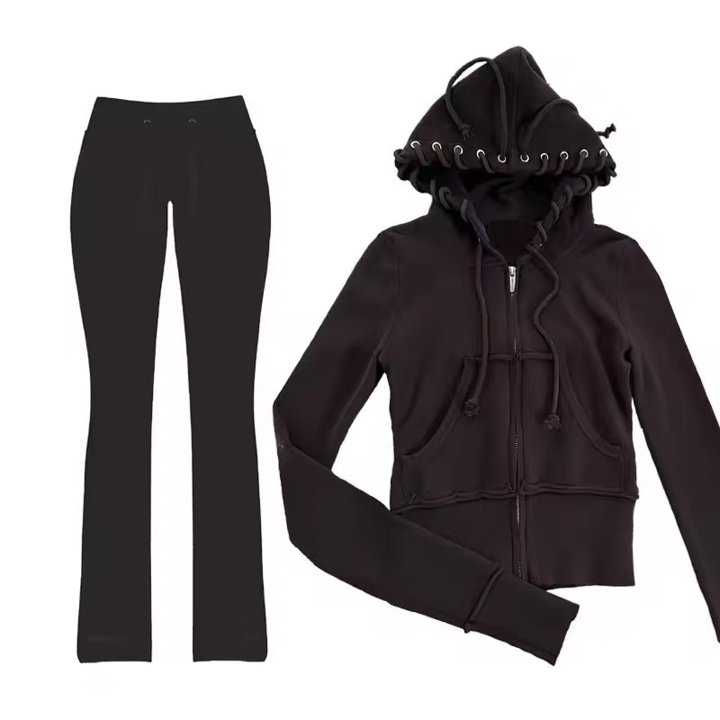 New Fashion Knitted Streetwear - Women'S Y2K Fashion Aesthetic ulasan dan harga