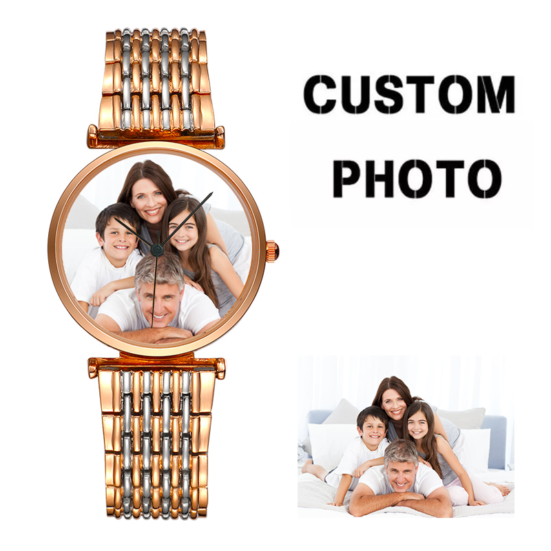 Women Watch Custom Dial Photo  - Women Fashion Logo ulasan dan harga